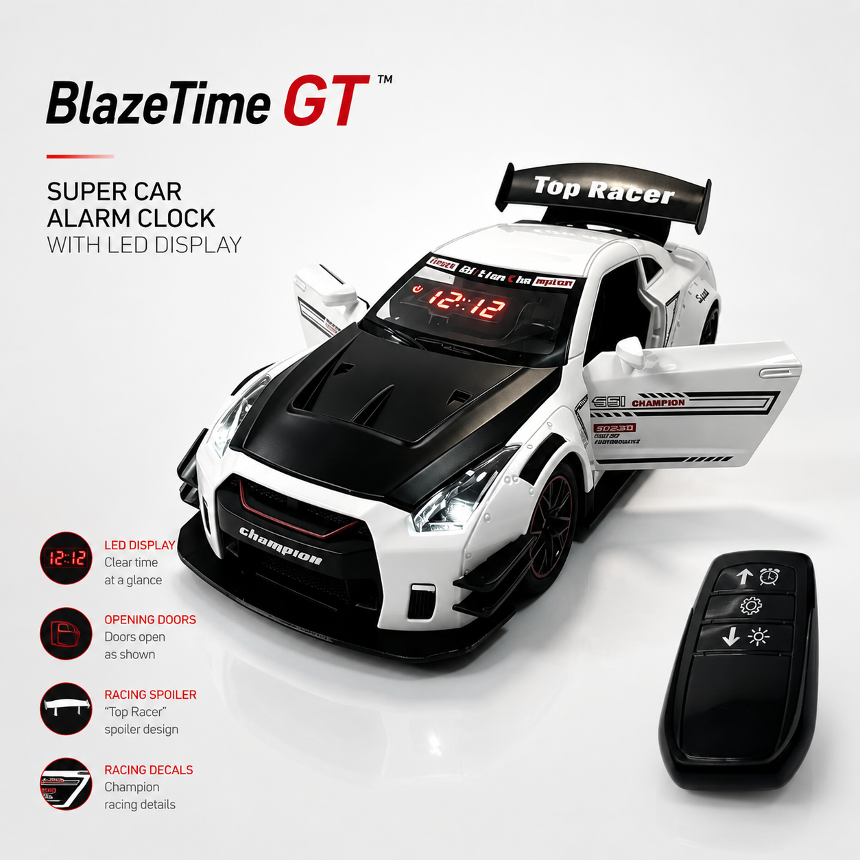 BlazeTime GT- Supercar Alarm Clock